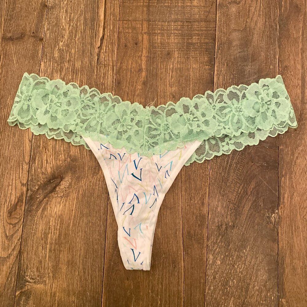 Victoria's Secret Lace Thong Underwear Size XL NWT Multi-Color VS Women's